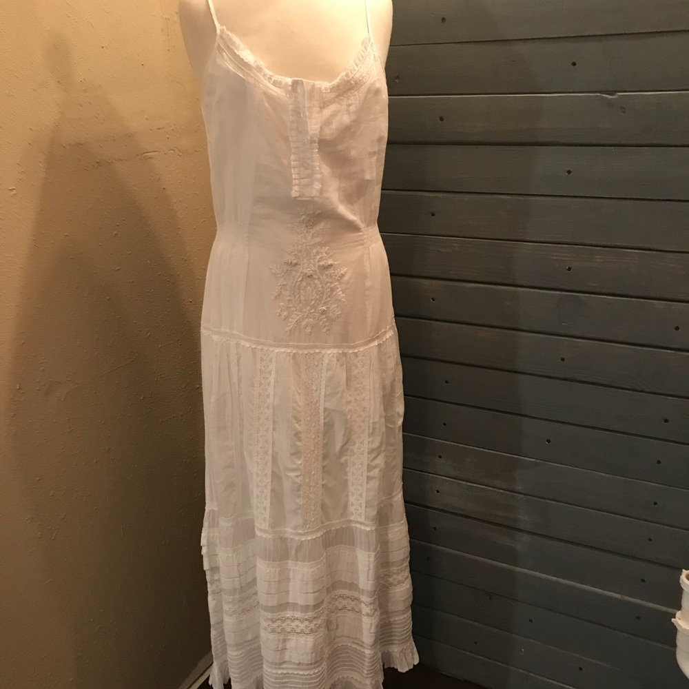 Chelsea & Violet White Bohemian Maxi Dress